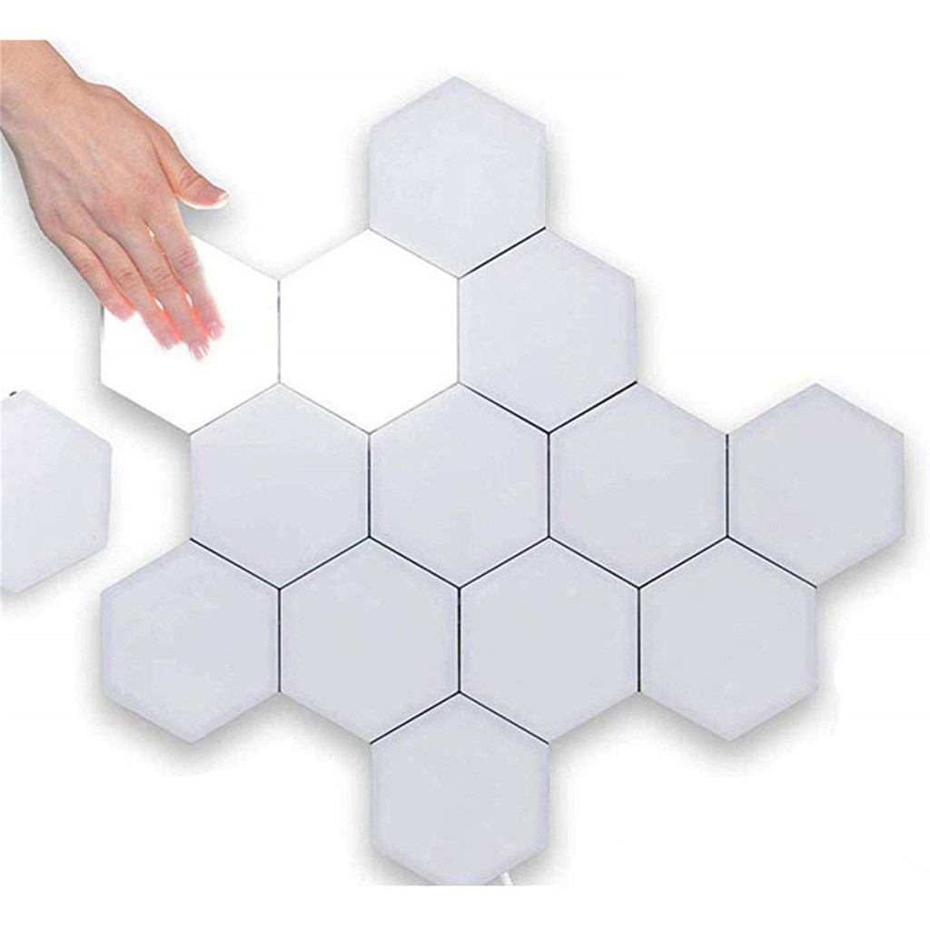 ĐÈN LED TỔ ONG LỤC GIÁC CẢM ỨNG CHẠM LẮP GHÉP