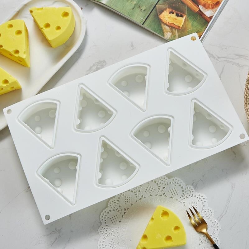 Khuôn silicon hình phô mai tách lẻ 2 khuôn