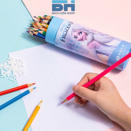 Combo 12 Bút chì kèm Gọt, hộp bút hoạt hình ngộ nghĩnh, dễ thương (logo hộp khác nhau theo từng lô hàng) - Hàng loại 1