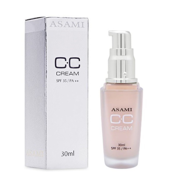 Kem nền Asami CC Cream 30ml SPF35 dưỡng ẩm, chống nắng, cho lớp nền hoàn hảo | BigBuy360 - bigbuy360.vn