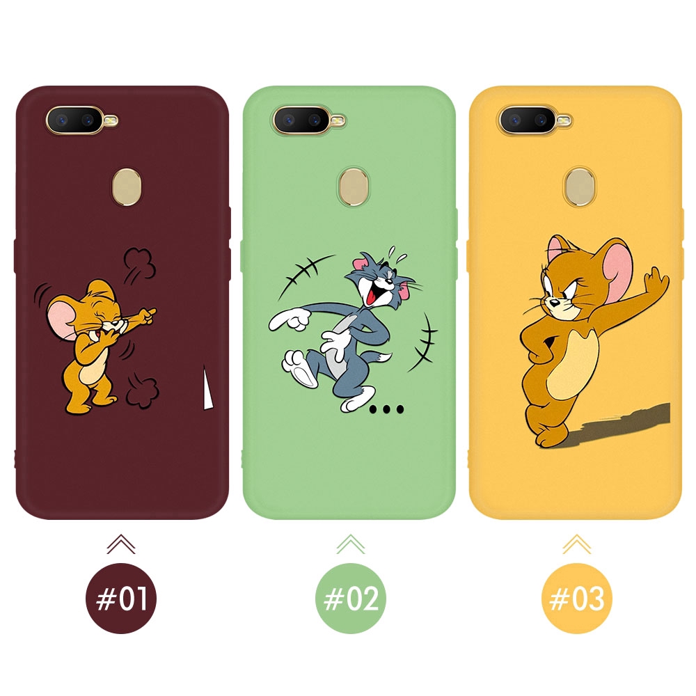 Tom and Jerry Pattern Silicone Case for Xiaomi Mi6X Mi5X Mi8 Mi9 SE MiA3 Lite MiA1 MiA2 Cartoon Painted Cute Shell | BigBuy360 - bigbuy360.vn