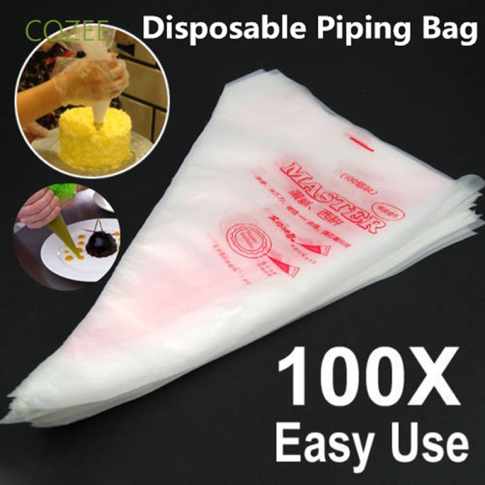 Set 100 Túi Bắt Kem Trang Trí Bánh