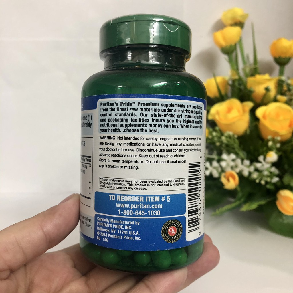 ❤️ Puritan Pride Non-GMO Soy_Isoflavones 750 mg Mỹ, Hộp 120 viên [Date 10/2023] | BigBuy360 - bigbuy360.vn