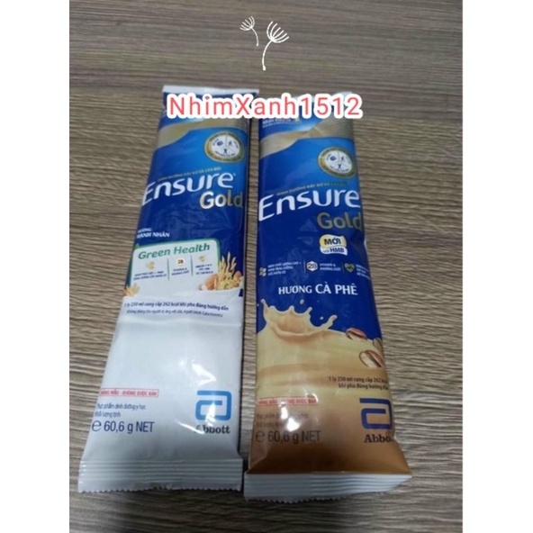 Ensure Gold gói 60,6gr ( hương hạnh nhân/ cà phê)