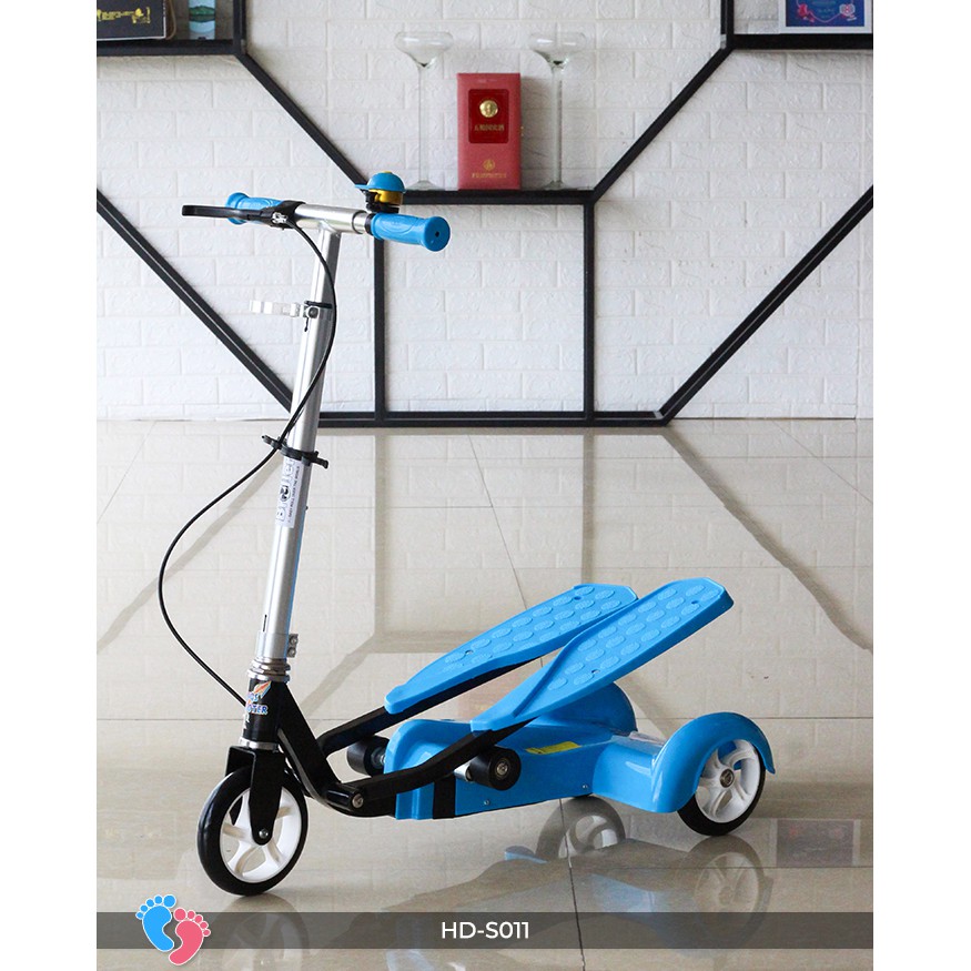 Xe trượt Scooter 3 bánh có bàn đạp tải trọng cao Broller BABY PLAZA LZ-011