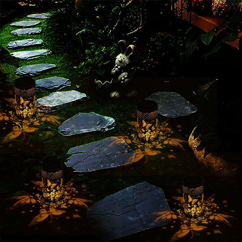 Đèn LED Treo Trang Trí Sân Vườn Bằng Kim Loại Chống Thấm Nước