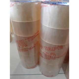 Băng keo trong khổ 48mm 100yard, 200yard (bán lẻ từng cuộn)