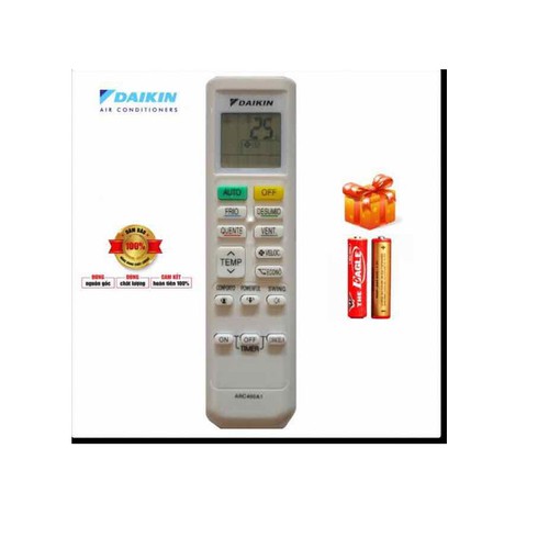 Remote máy lạnh daikin inverter