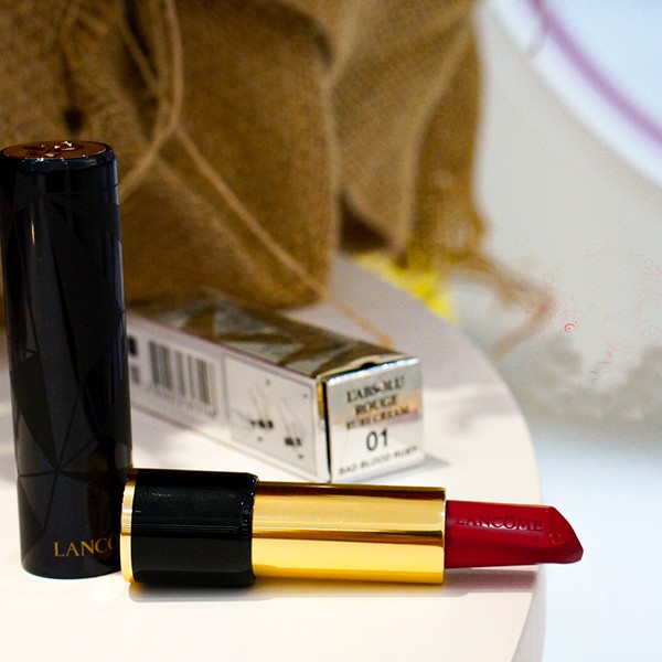 Son môi lì, son Pháp Lancome L’absolu Rouge Ruby Cream Minisize 1.5g màu đỏ ruby căng tràn sức sống | BigBuy360 - bigbuy360.vn