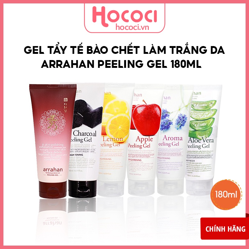 ✅[CHÍNH HÃNG] Gel Tẩy Tế Bào Chết Làm Trắng Da Arrahan Peeling Gel 180ML