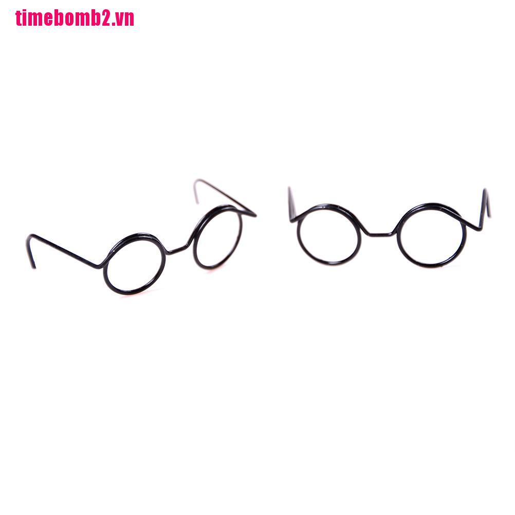 Bộ 2 mắt kính gọng tròn đáng yêu cho búp bê tỉ lệ 1/ 6 30cm