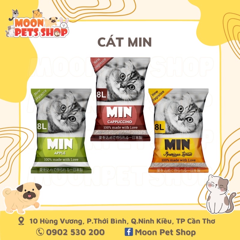 Cát vệ sinh mèo Min 8L