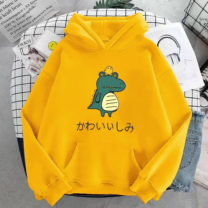 ÁO HOODIE NỮ DAN 156 - LITTLE DINOSAUR