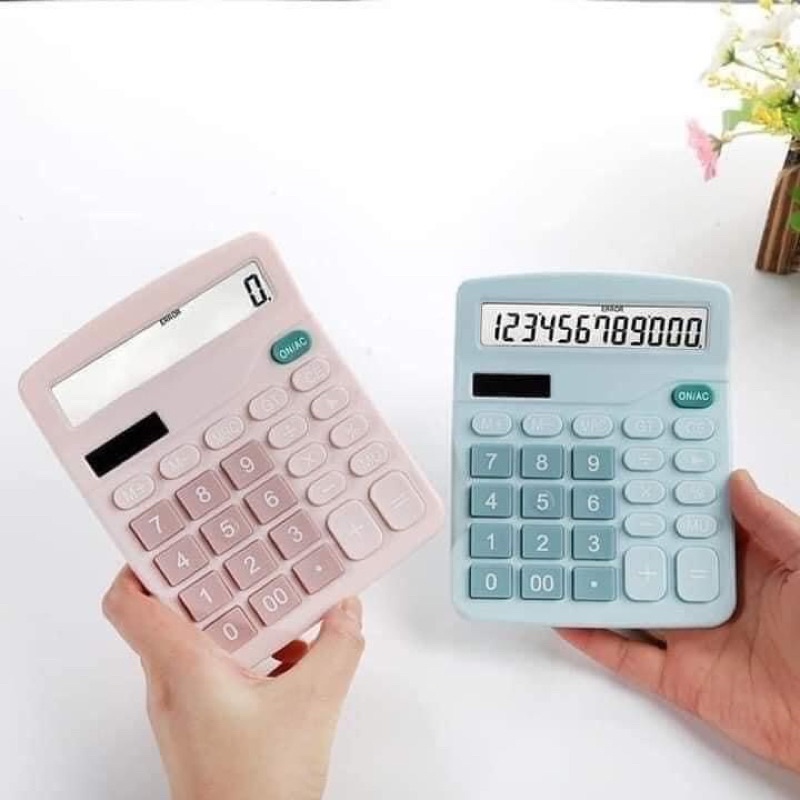 Máy Tính Cầm Tay Dexin DX 837B Dùng Pin Và Dùng Năng Lượng Mặt Trời