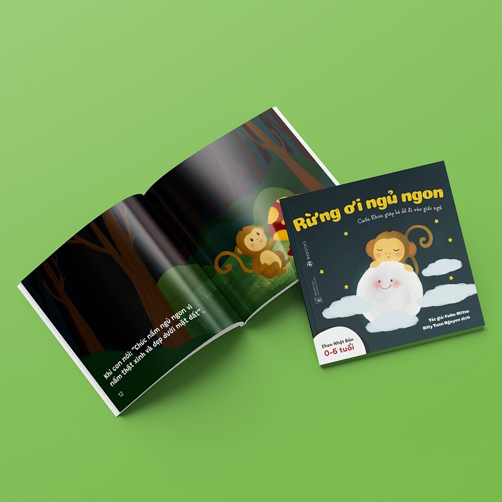 Sách - Ehon Giúp Bé Dễ Đi Vào Giấc Ngủ: Buồn Ngủ Ơi Là Buồn Ngủ+Ôm Chầm+Rừng Ơi Ngủ Ngon(Bộ 3 Cuốn)-Dành ChoTrẻ 0-4 Tuổi | BigBuy360 - bigbuy360.vn