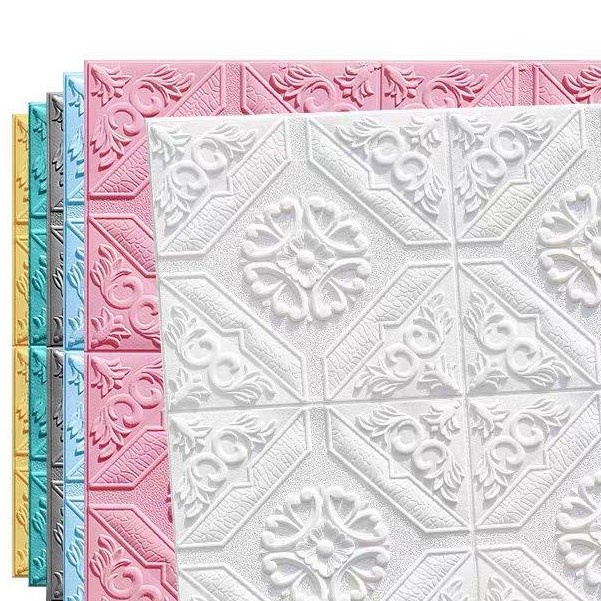 Xốp Dán Tường 3D Giả Gạch 35x35cm. Keo Siêu Chắc, Cực Đẹp, Độ Bền 5 năm - Mẫu mới nhất Miếng xốp dán tường