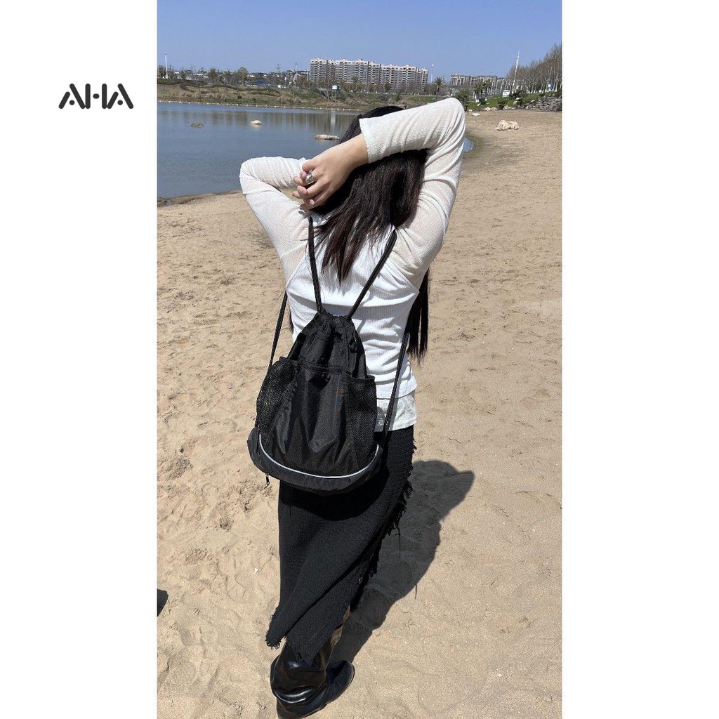 Ba Lô Dây Rút Đa Năng Sức Chứa Lớn Dễ Phối Đồ