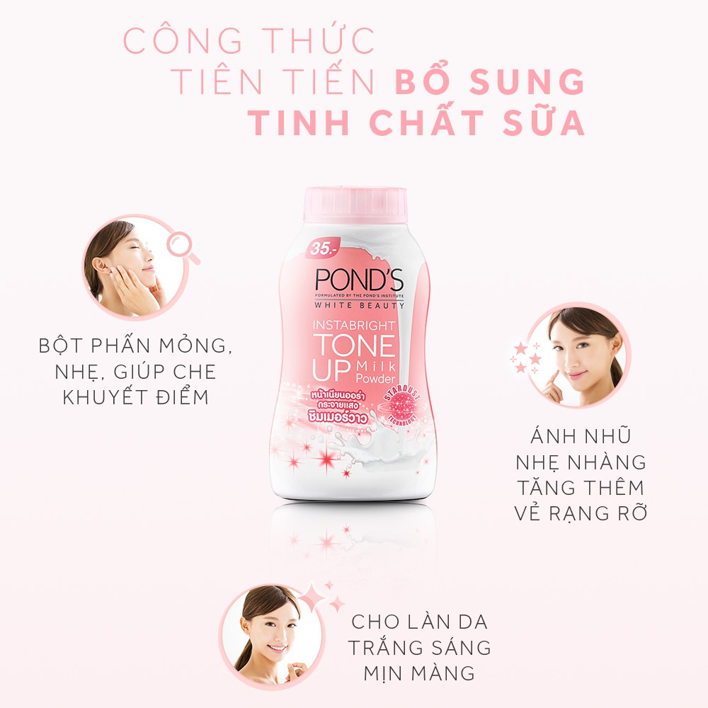 [HB GIFT] PONDS Phấn phủ nâng tông bright Beauty 40g/Chai