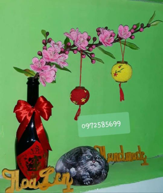 Nhụy hoa mai, hoa đào , nhị xanh