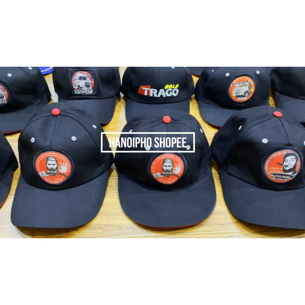 Mũ Nón CLB YÊU XE, Ông Già Vẫy Tay, Nón Hino Isuzu thêu chữ - Dáng HipHop
