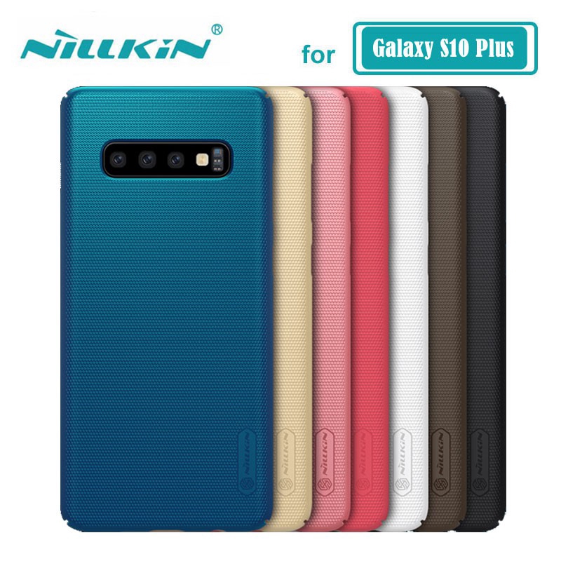 Ốp lưng Samsung Galaxy S10 Plus S10 + S10E S10 Lite Nillkin Frosted Shield PC Ốp lưng Cho Samsung S10 Plus