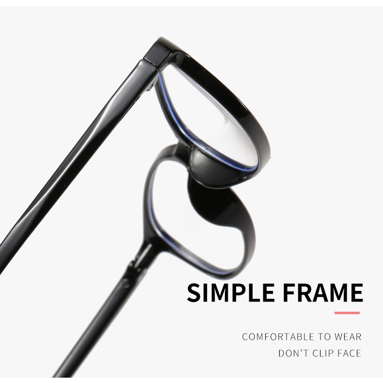 Mắt kính đọc sách dùng máy tính chống ánh sáng xanh dương gọng kính TR90 dành cho trẻ em