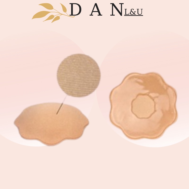 Miếng Dán Nhũ Hoa Su Silicon Che Đầu Ti Cho Phái Đẹp DAN L&amp;U 0122