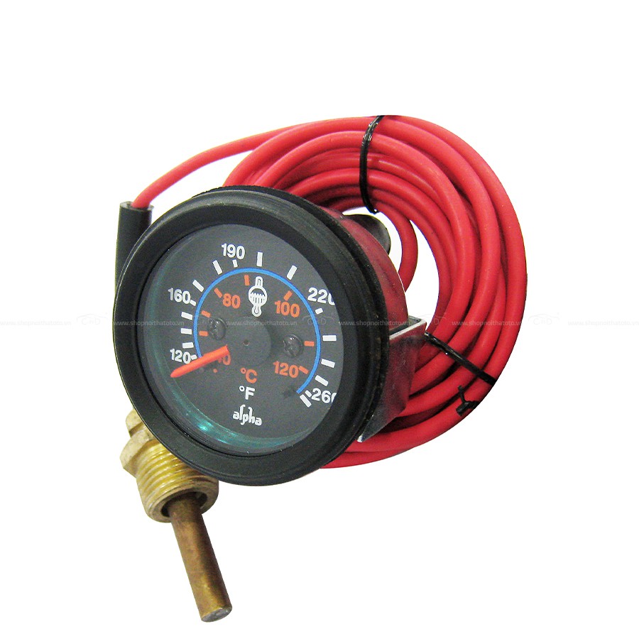 Đồng Hồ Đo Nhiệt Độ Nước Làm Mát CIND Alpha 300108 Dây 6m Nhập Khẩu Chính Hãng
