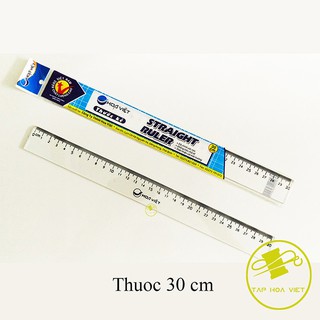 Thước kẻ 30CM Hoa Việt  - Khắc Lazer