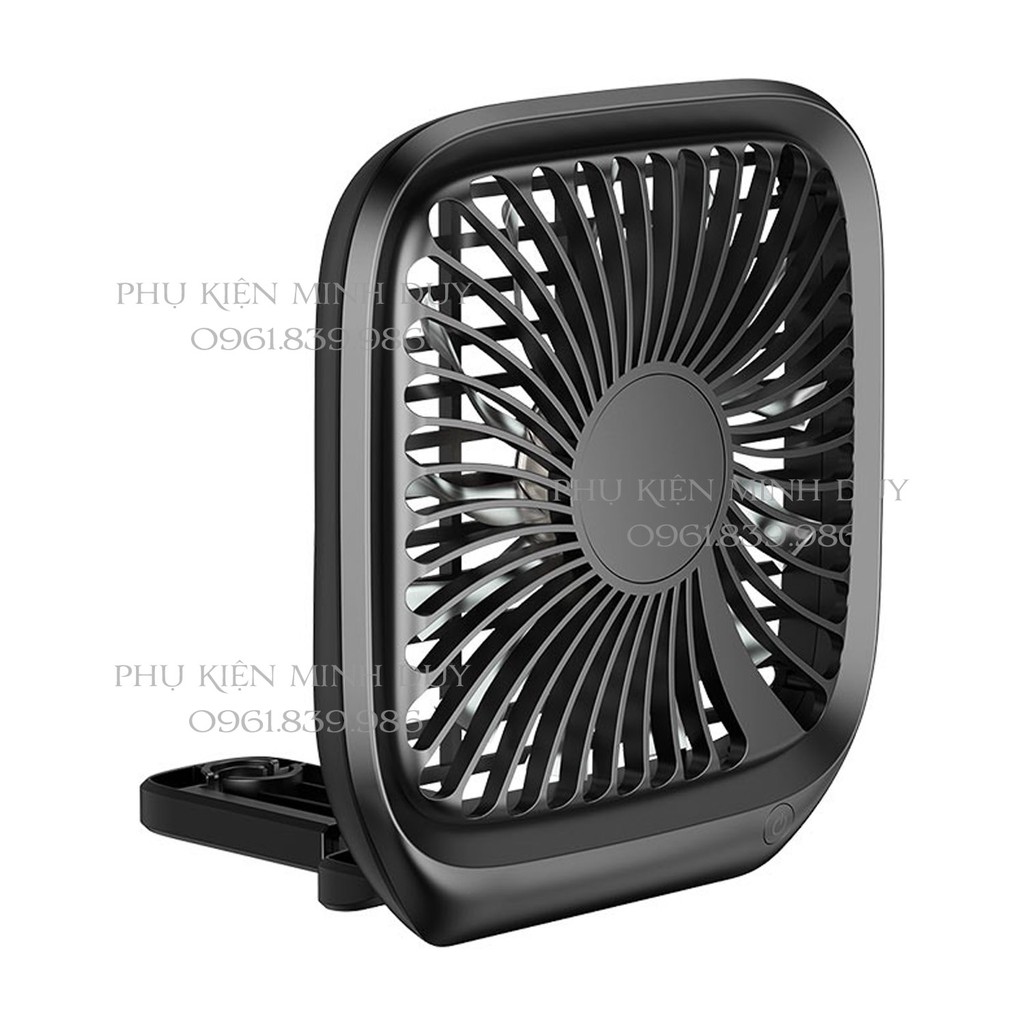 Quạt xếp đa năng gắn lưng ghế trên xe hơi Baseus Foldable Vehicle-mounted Backseat Fan LV507 | BigBuy360 - bigbuy360.vn