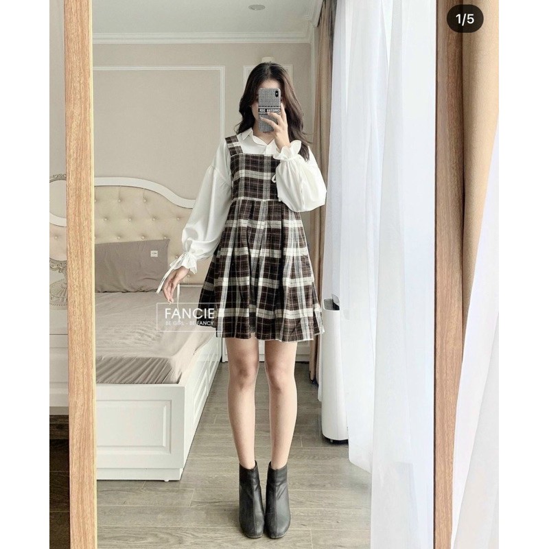 SET YẾM CARO NÂU - HỒNG- ĐEN | BigBuy360 - bigbuy360.vn