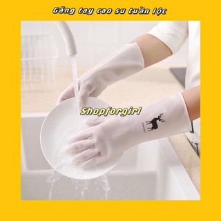 Găng tay cao su nhiều mẫu (giao ngẫu nhiên mẫu) - SHOPFORGIRL