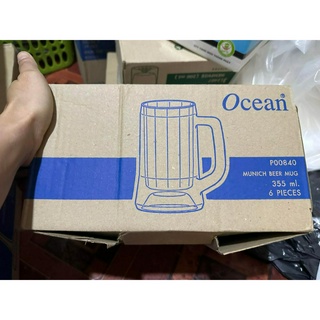 Bộ 6 cốc bia thủy tinh munich beer mug – p00840 – 355ml