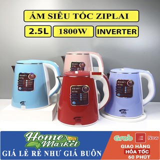 Ấm Siêu Tốc Đun Nước Thái Lan 2 Lớp Bình 2.5 Lít Chống Nóng, Chống Giật ,Tự Động Ngắt Khi Sôi