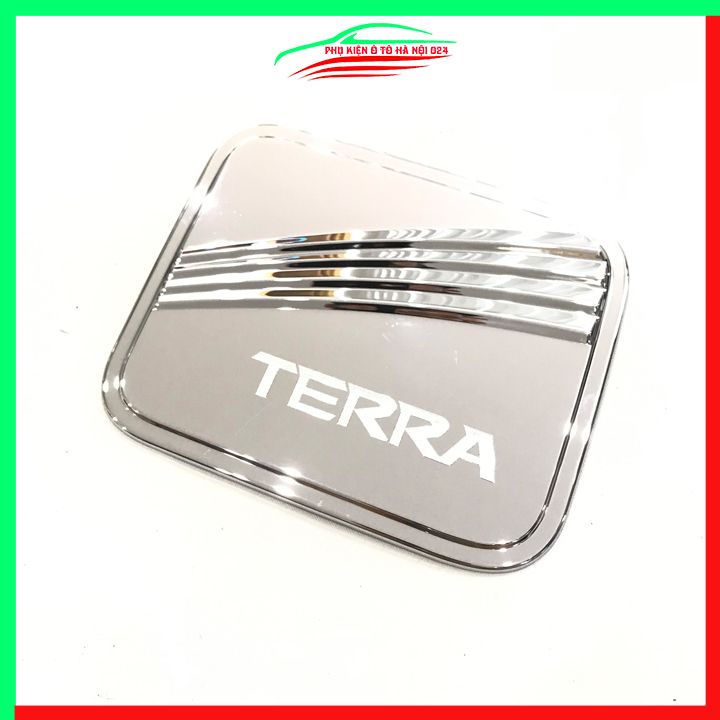 Ốp nắp xăng Terra 2018-2023 mạ crom bảo vệ chống trầy trang trí ô tô