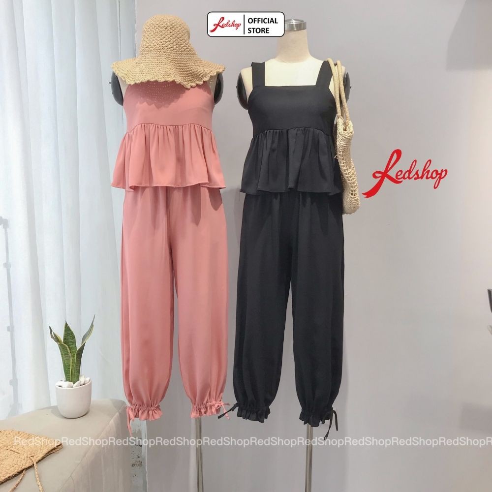 Set Đồ Nữ Bộ Quần Áo 2 Dây Mix Quần Dài Rút Dây Xinh Xắn REDSHOP | BigBuy360 - bigbuy360.vn