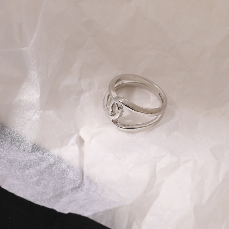 Nhẫn Kiểu Hình Học Thời Trang Đơn Giản Phong Cách Hàn Quốc Dành Cho Bạn Nữ