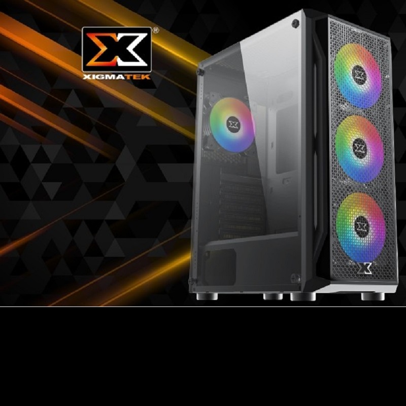 Vỏ Case XIGMATEK GAMING X 3FX (ATX/3 Fan ARGB/EN46188) - Chính hãng (BH 1 năm)