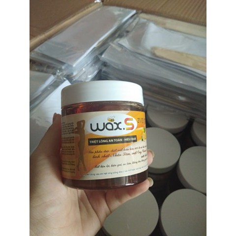 Sáp Wax Triệt Lông Mật Ong Nhân Sâm Hủ 350gr _WAX S ( Tặng Kèm Dụng Cụ Wax) | BigBuy360 - bigbuy360.vn