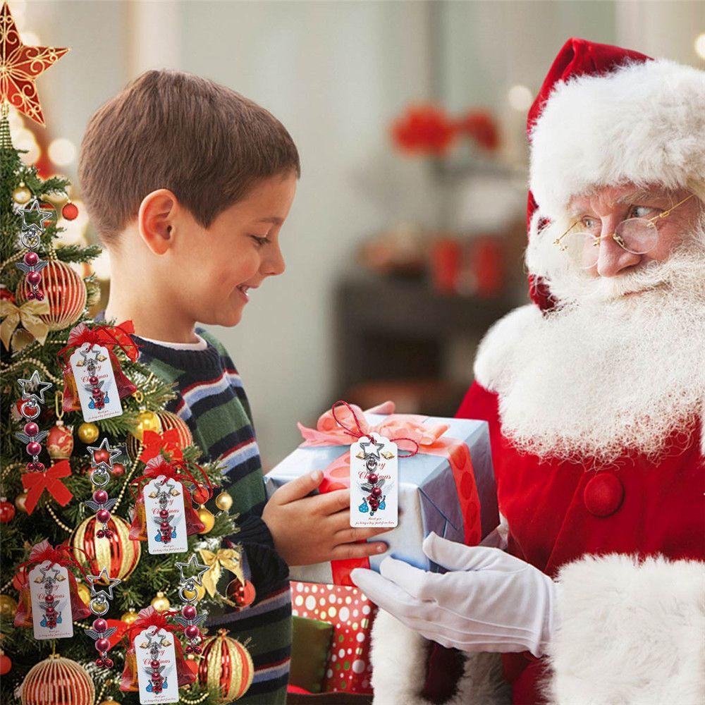 Túi Đựng Kẹo Kèm Móc Khóa Hình Thiên Thần / Ngôi Sao / Ông Già Noel Độc Đáo