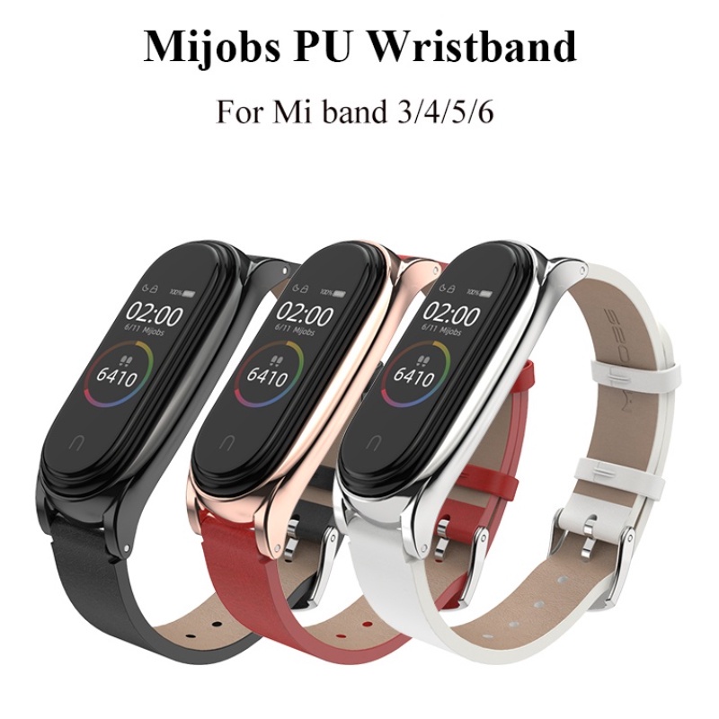 Dây Đeo Thay Thế Chất Liệu Kim Loại Dạng Lưới Cho Xiaomi Mi Band 6 5