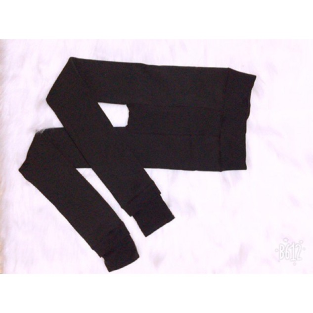 Quần legging lót lông bọc tím QUẢNG CHÂU siêu mềm, siêu ấm