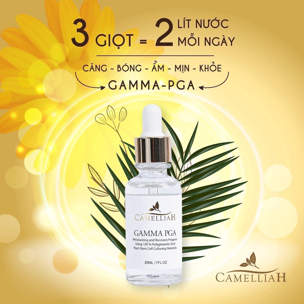 Tinh chất Serum Gamma PGA cấp ẩm chuyên sâu - Giúp cho da căng mịn chính hãng CamelliaH
