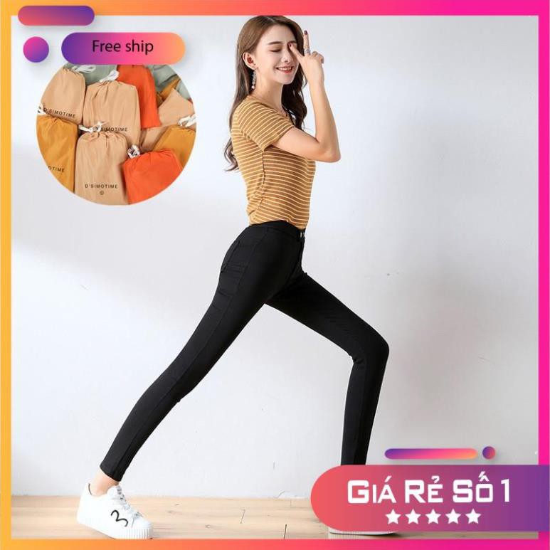 Quần tregging cạp cao chất Umi Hàn hàng Loại 1 chuẩn From đẹp