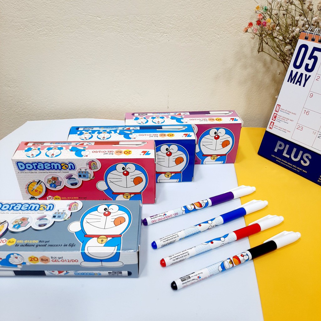 10 cây Bút Doraemon GEL-012/DO 0.5mm