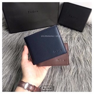 [ẢNH THẬT] VÍ DA TRƠN LÌ BASIC FULLBOX KÈM HỘP TÚI HÃNG