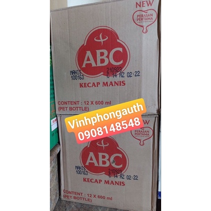 Nước Tương Ngọt ABC Kecap Manis 600ml