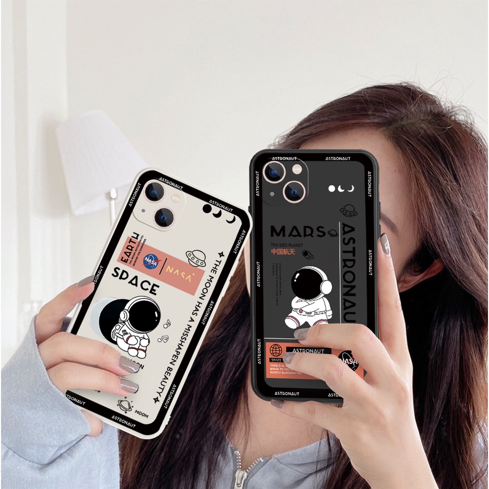 NASA Ốp Điện Thoại Cho Samsung Galaxy A73 A71 A53 A51 A33 A31 S20FE S21FE 5G A7 2018 A13 A22 M32 A23 A52 A52S A72 A12 M12 A02s A32 A02 M02 A70 A70s A03s
