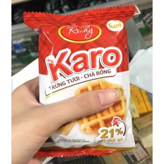 Bánh caro trứng tươi chà bông thùng 48 cái | Shopee Việt Nam