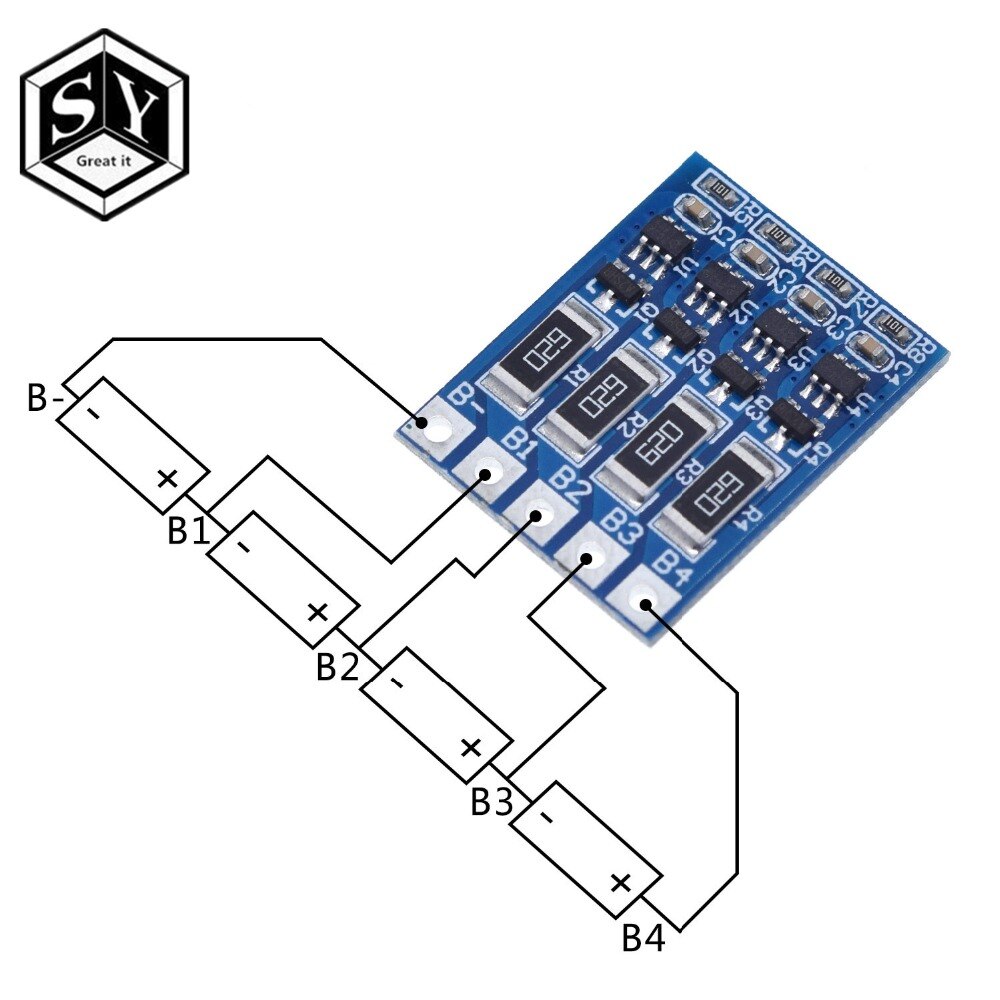 Bảng Mạch Cân Bằng Bảo Vệ Toàn Diện 18650 3S 4S 5S 6S 7S 8S 21V 4.2v